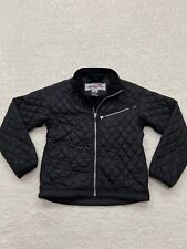 Juniors 10 Obermeyer ski jacket quilted Black Puffer Vented -Nice picture