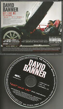 DAVID BANNER w/ CHRIS BROWN Get Like Me CLEAN & INSTRUMENTAL PROMO DJ CD Single picture