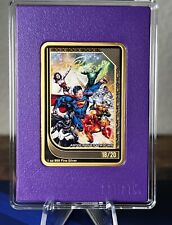 JUSTICE LEAGUE mint Trading Coins DC COMICS NZ Mint #18 ONLY 20 ULTRA RARE Purp picture