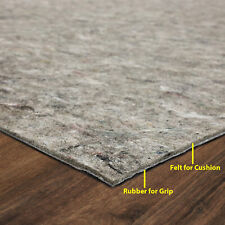 Dual Surface - Felt & Rubber - Non-Slip Backing Rug Pad Carpet Pad picture