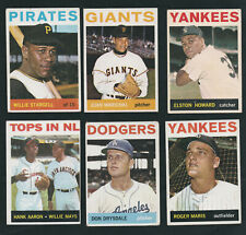 1964 TOPPS original BASEBALL CARDS -YOU Pick A PLAYER CHOICE  VINTAGE - #250 UP picture