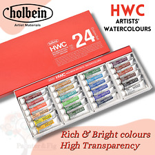 Holbein Artists' Watercolour Paint 5ml Tubes, 12 18 24 30 48 60 108 Sets picture