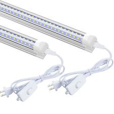 2~10 Pack T8 2FT LED Shop Light 24W 6500K High Output Ceiling Tube Light Fixture picture