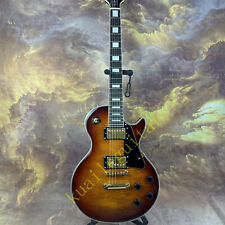 High quality 6-string electric guitar Flame Maple top gold hardware in stock picture