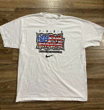 Vintage Nike 1996 National Employee Heath Fitness Day American Flag Tee XL RARE picture