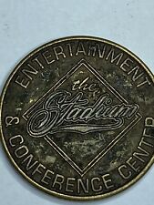 VINTAGE THE STADIUM ENTERTAINMENT & CONFERENCE CENTER ADVERTISING TOKEN - LOOK picture