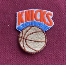 VINTAGE NEW YORK KNICKS NBA LOGO ENBRIODERED PATCH 2 1/2