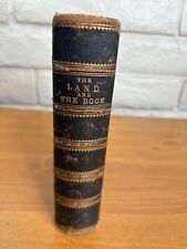Antique 1879  The Land and the Book 19th Century Holy Land Scenes and Scenery HC picture