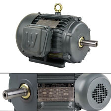 2 HP 3 Phase Electric Motor 1800 RPM 145T Frame TEFC 230/460V Premium Efficiency picture