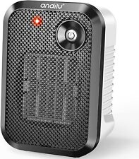 andily 500W Space Heater Electric Heater for Home&Office Indoor Use Small Heater picture