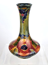 A Rare Burslem Period William Moorcroft Ochre Pomegranate Pattern Vase. picture