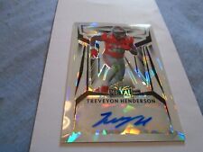 2023 LEAF METAL TREVEYON HENDERSON SILVER CRYSTAL #3/3 SSP AUTO RC OHIO STATE picture