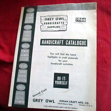 Vtg Original Grey Owl's 1966 Catalog of Indian Craft Supplies picture