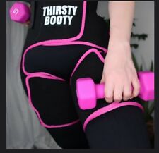 Thirsty Booty 3-in-1 Thigh & Waist Trimmer, Booty Lifter One Piece sz M Bl/orang picture