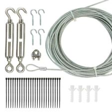 Newhouse Lighting 48 ft. String Light Hanging Kit Wire Mounting Hooks picture