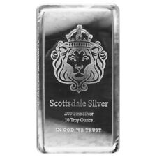 10 Troy oz Scottsdale Stacker .999 Fine Silver Bar picture
