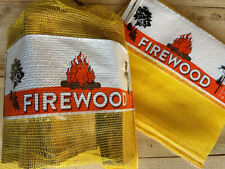 Yellow Mesh Firewood Bags 21