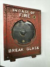 Rare Vintage Break Glass Fire Alarm Pull Station HOLTZER CABOT Boston picture