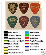 6 Brand New Custom Personalized Engraved Guitar Picks picture