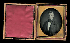 Unusual Mat Stamped with #25 - 1/6 Daguerreotypes Of A Man Rare Ooak picture