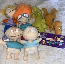 Rugrats Applause Lot  Of 6 Bean Plush Figures 1997 Nickelodeon 7” picture