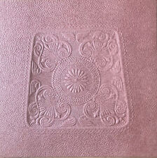 Vintage Embossed Pressed Leather Look Fiber Chair Seat Replacement Daisy picture