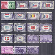 US 1943-1944 Commemorative Year Set w/ Overrun Countries 909-921 - MNH* picture