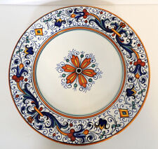Grazia Deruta For Williams Sonoma Tuscany Floral Round Platter Made In Italy picture