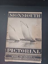 Antique Monmouth County NJ Pictorial Spring & Summer edition 1936 Rare 11 x 19 picture