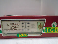 LGB #4074-P01 G SCALE COLORADO MIDLAND REEFER IN ORIGINAL BOX picture