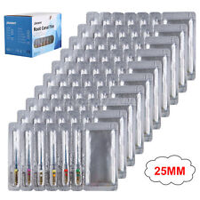 10 Dental Assorted Files 25mm Root Canal Endodontics Engine Use NITI Files USPS picture