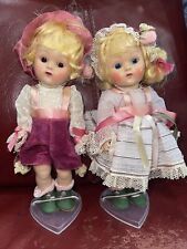 VTG VOGUE STRUNG GINNY DOLL SET HANSEL And GRETEL 1953 #33  #34 TWIN SERIES picture