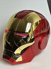 US AutoKing Iron Man Helmet MK5 2.0 Gold Wearable Mask 1:1 Voice Control Cosplay picture