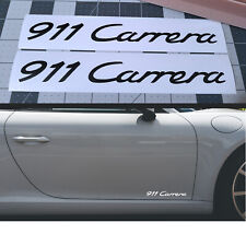 Pair 911 Carrera Side Decal Vinyl Stickers for Porsche Cars picture