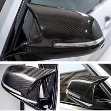 2x Carbon Fiber Side Mirror Cover Caps for  BMW 3 Series F30 F31 320i 328i 330i picture
