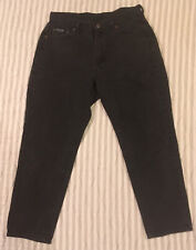 Vtg Lee Riveted Women’s Size 16p Black Jeans 1980’s True Vintage Made In USA picture