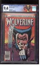 Wolverine Limited Series 1 CGC 9.4 Newsstand Frank Miller Cover 1982 picture