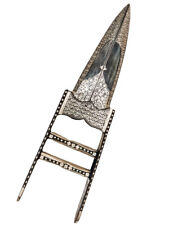 Mughal Rajput Rare Vintage  katar with silver Koftgari worked works well picture