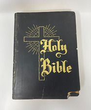 Holy Bible KJV 1973 Giant Print Red Letter Gold Gilded Imperial Black picture
