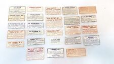 Lot of 25 Pharmaceutical Vintage Antique Medicine Drug Poison Medical Labels picture