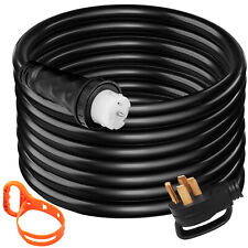 VEVOR 50A 75ft Generator Power Cord 14-50P to CS6364 Extension Cord Locking Ring picture