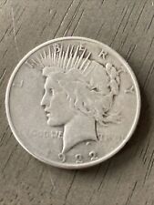 Antique 1922 P Peace Silver Dollar - Circulated picture