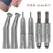 2 Kits Dental Low Speed Handpiece Inner Water Spray Contra Angle Straight Motor picture