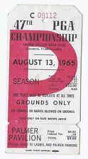 1965 PGA Championship Full Unused Ticket 2nd Tournament Round August 13th Rare picture
