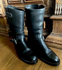Vintage Early '90s Barney's New York Military Style Boots Size 8.5 (39 European) picture