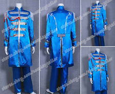 The Beatles Sgt Pepper Cosplay John Winston Lennon Costume Blue Uniform Hot Sale picture