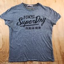 Vintage Tokyo Super Dry Graphic Gray Cotton GYM T-shirt Mens Large Fits Small picture
