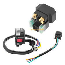 Start Stop Switch& Starter Solenoid Relay& Plug for Yamaha Raptor 700 700R 06-23 picture