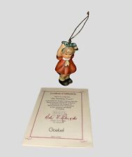 Vintage 1999 Goebel Berta Hummel The Finishing Touch Christmas Ornament Figurine picture