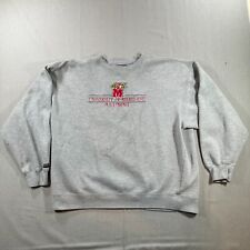 Vintage Maryland Terrapins Crewneck Sweatshirt Mens XL Gray Embroidered Fleece U picture
